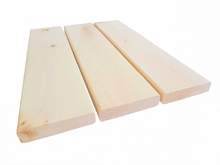 Полок деревянный осина 30х100х2000 мм сорт В