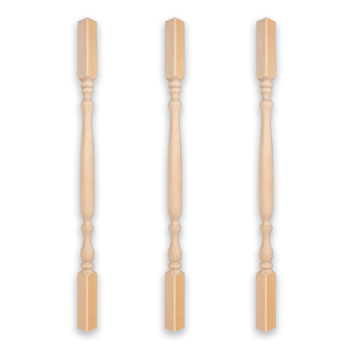 Балясина деревянная для лестниц, сосна 50х50х900 мм