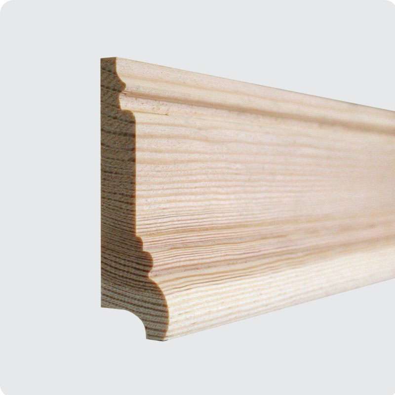 ЕвроПлинтус деревянный сосна 20х65х3000 мм сорт Экстра