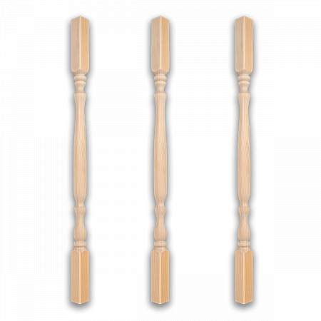 Балясина деревянная для лестниц, сосна 50х50х900 мм