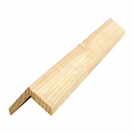 Уголок деревянный сосна 40х40х2500 мм сорт АВ
